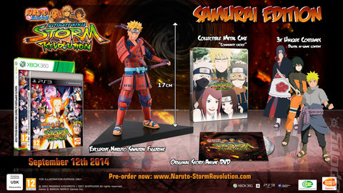 Naruto Shippuden: Ultimate Ninja Storm Revolution - Xbox 360 Cover & Box Art