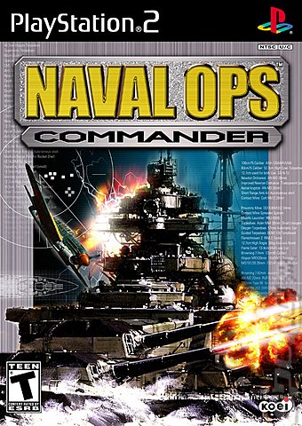 Naval Ops: Commander - PS2 Cover & Box Art