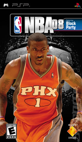 NBA 08 - PSP Cover & Box Art