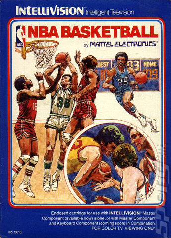 NBA Basketball - Intellivision Cover & Box Art