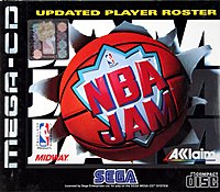 NBA Jam - Sega MegaCD Cover & Box Art