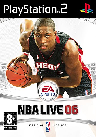 NBA Live 06 - PS2 Cover & Box Art