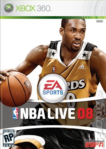 NBA Live 08 - Xbox 360 Cover & Box Art