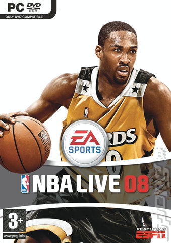 NBA Live 08 - PC Cover & Box Art