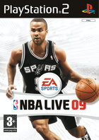 NBA Live 09 - PS2 Cover & Box Art