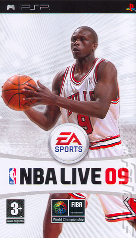 NBA Live 09 - PSP Cover & Box Art