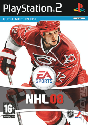 NHL 08 - PS2 Cover & Box Art