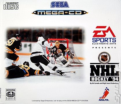 NHL Hockey '94 - Sega MegaCD Cover & Box Art