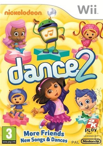 Nickelodeon Dance 2 - Wii Cover & Box Art