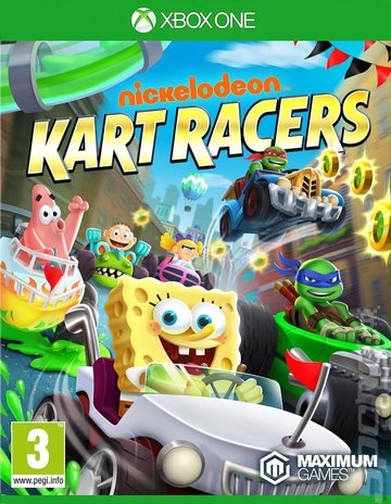 Nickelodeon Kart Racers - Xbox One Cover & Box Art