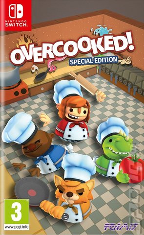 Overcooked - Switch Cover & Box Art
