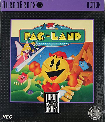 Pac-Land - NEC PC Engine Cover & Box Art
