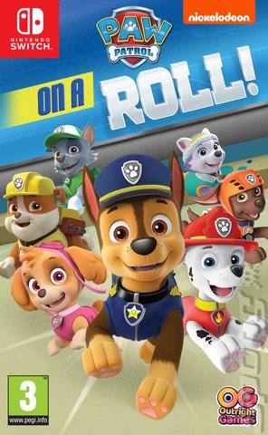 PAW Patrol: On a Roll - Switch Cover & Box Art