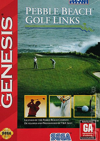 Pebble Beach Golf Links - Sega Megadrive Cover & Box Art