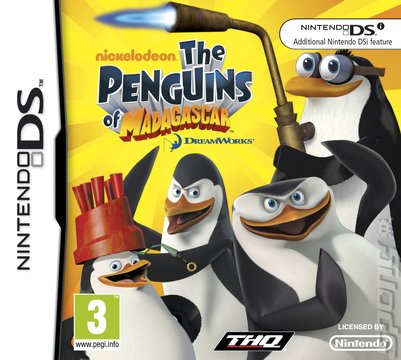 Penguins of Madagascar - DS/DSi Cover & Box Art