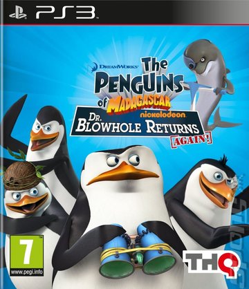 Penguins of Madagascar: Dr. Blowhole Returns Again - PS3 Cover & Box Art