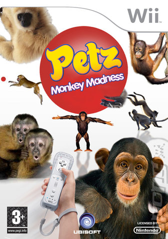 Petz: Monkey Madness - Wii Cover & Box Art