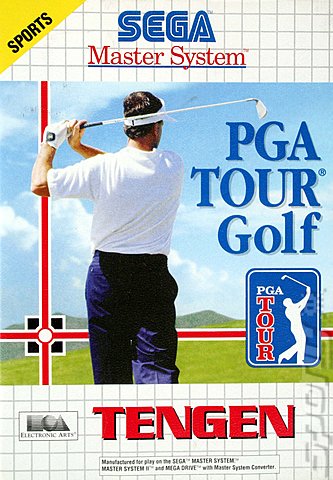 PGA Tour Golf - Sega Master System Cover & Box Art