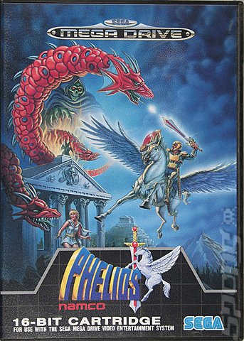 Phelios - Sega Megadrive Cover & Box Art