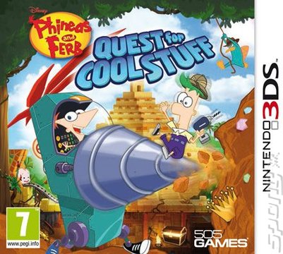 Phineas and Ferb: Quest for Cool Stuff - 3DS/2DS Cover & Box Art