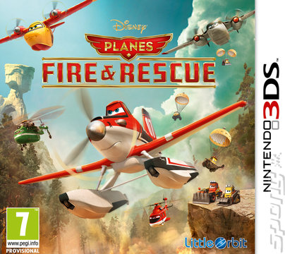 Disney: Planes: Fire & Rescue - 3DS/2DS Cover & Box Art