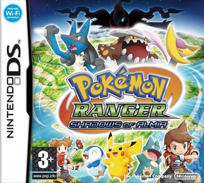 Pokemon Ranger: Shadows of Almia - DS/DSi Cover & Box Art