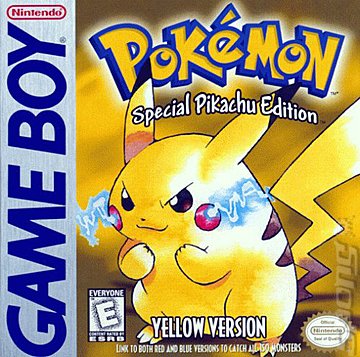 Pokemon Yellow - Game Boy Cover & Box Art