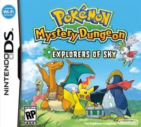 Pokémon Mystery Dungeon: Explorers of Sky - DS/DSi Cover & Box Art
