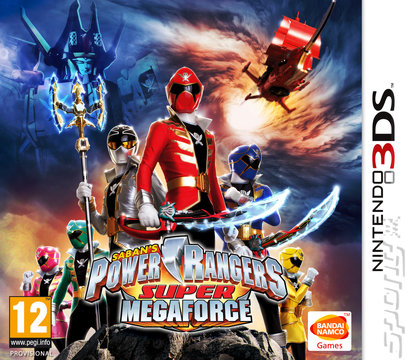 Power Rangers: Super Megaforce - 3DS/2DS Cover & Box Art