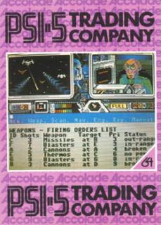 PSI-5 Trading Company - C64 Cover & Box Art