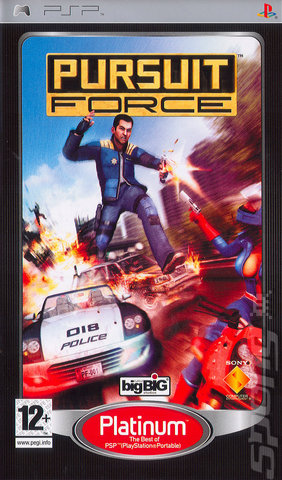 Pursuit Force - PSP Cover & Box Art
