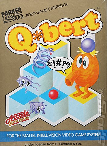 Q*bert - Intellivision Cover & Box Art