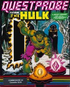 Questprobe featuring The Hulk - C64 Cover & Box Art