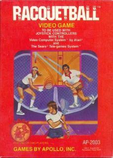 Racquet Ball - Atari 2600/VCS Cover & Box Art