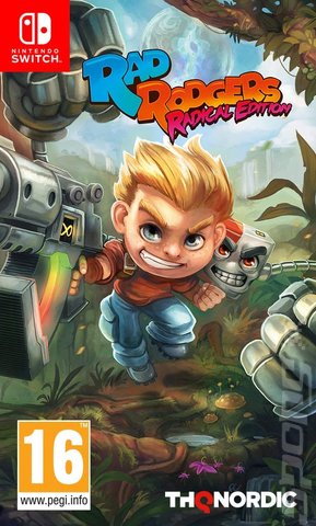 Rad Rodgers: Radical Edition - Switch Cover & Box Art