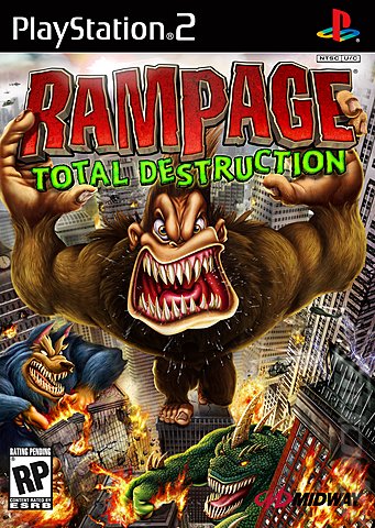 Rampage: Total Destruction - PS2 Cover & Box Art