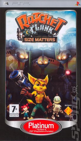 Ratchet & Clank: Size Matters - PSP Cover & Box Art