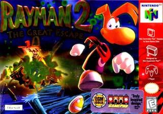 Rayman 2: The Great Escape - N64 Cover & Box Art