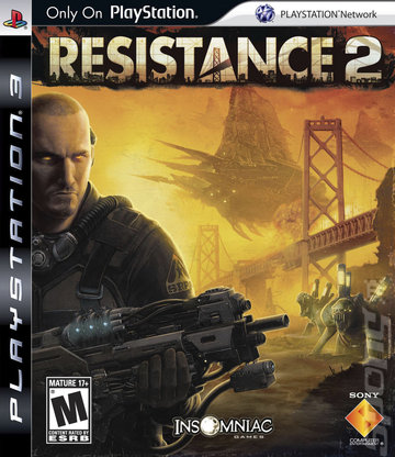 Resistance 2 - PS3 Cover & Box Art