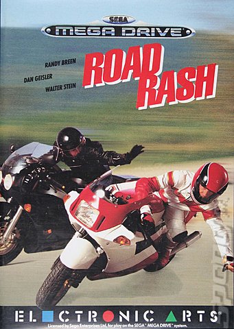 Road Rash - Sega Megadrive Cover & Box Art