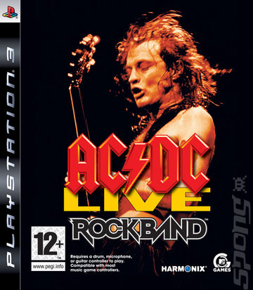 AC/DC Live: Rock Band - PS3 Cover & Box Art