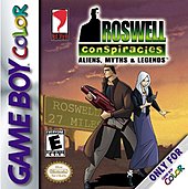 Roswell Conspiracies - Game Boy Color Cover & Box Art