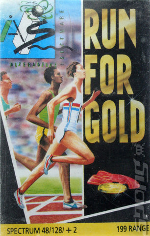 Run for Gold - Spectrum 48K Cover & Box Art
