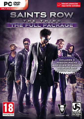 Saints Row: The Third: The Full Package - PC Cover & Box Art