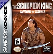 Scorpion King: Sword of Osiris - GBA Cover & Box Art