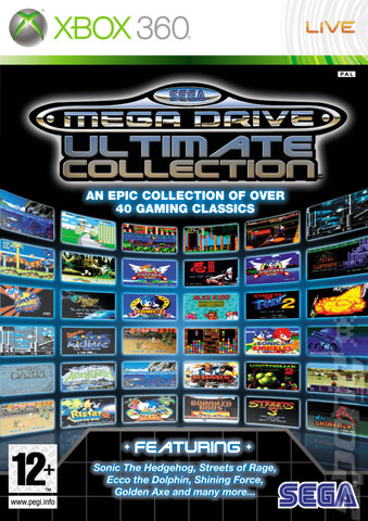 Sega Mega Drive Ultimate Collection - Xbox 360 Cover & Box Art