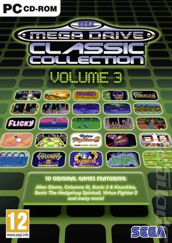 SEGA Mega Drive Classic Collection: Volume 3 - PC Cover & Box Art