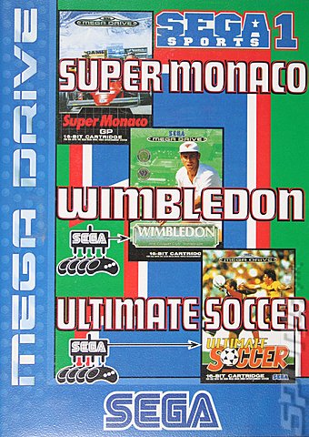 Sega Sports 1 - Sega Megadrive Cover & Box Art