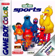 Sesame Street Sports - Game Boy Color Cover & Box Art