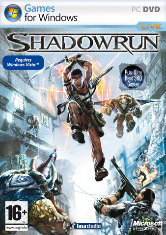 Shadowrun - PC Cover & Box Art